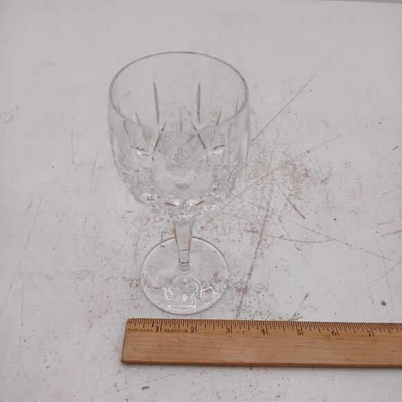 Set Of 4 Gorham Crystal Lady Anne Stemmed Goblet/Wine Water Glasses 6 7/8" - Picture 16 of 16